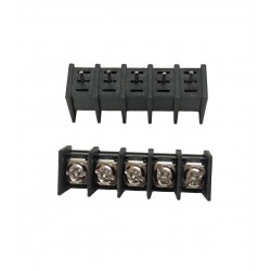 5 Pin Screw Terminal Block Connector - PCB Mount - 9.5mm Pitch - 25A 300V 5 Pin Screw Terminal Block Connector - PCB Mount - 9.5mm Pitch - 25A 300V