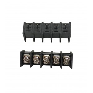 5 Pin Screw Terminal Block Connector - PCB Mount - 9.5mm Pitch - 25A 300V