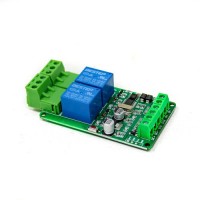 Modbus RTU 5V 2-Channel Relay Module – RS485 Industrial Relay Control Board