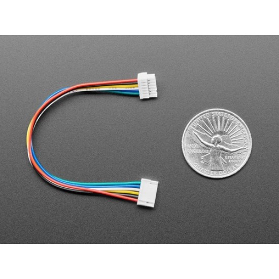 Adafruit JST GH 1.25mm Pitch 6 Pin Cable - 100mm long (5754) Adafruit JST GH 1.25mm Pitch 6 Pin Cable - 100mm long (5754)
