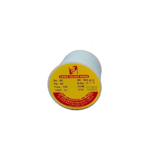 60/40 22SWG Solder Wire – 500g, Tin-Lead Rosin Core B.T. Soldering Wire 60/40 22SWG Solder Wire – 500g, Tin-Lead Rosin Core B.T. Soldering Wire
