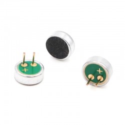 6022P 52dB 6x2.2mm Gold Plated Electret Condenser Microphone 6022P 52dB 6x2.2mm Gold Plated Electret Condenser Microphone
