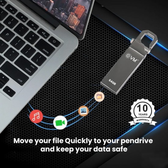 EVM ENSTORE 64GB Pen Drive USB 2.0 Pen Drive