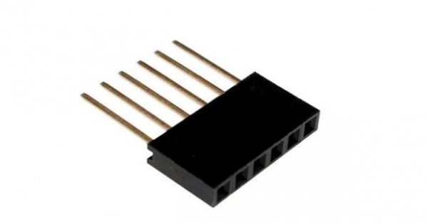 Buy PC104 6 Pin Long Row Female Header - 2.54mm Pitch Online In India ...