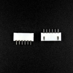 6 Pin XH2515 JST-XH Straight Male Reverse Proof Connector 2.54mm Pitch