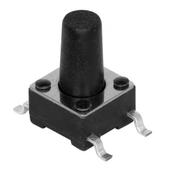 6x6x12mm 4 Pin SMD Tactile Switch