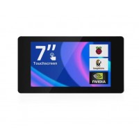 Elecrow CrowVision 7inch HD 1024×600 IPS Capacitive Touch Screen for Raspberry Pi and SBCs – Plug and Play with Power Adaptor & Accessories