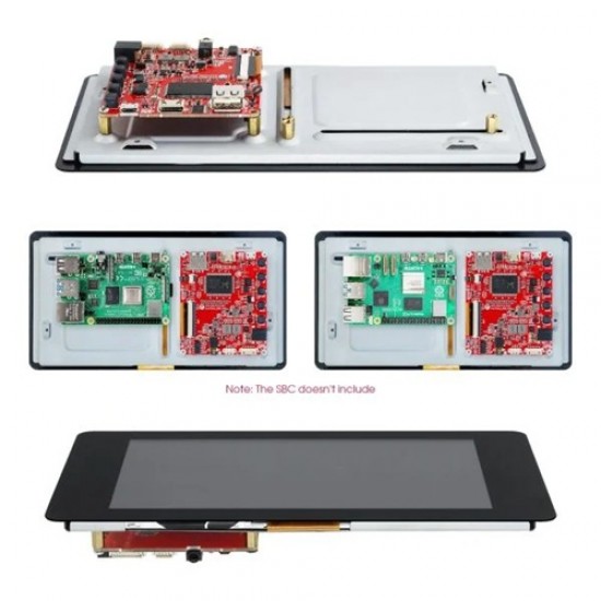 Elecrow CrowVision 7inch HD 1024×600 IPS Capacitive Touch Screen for Raspberry Pi and SBCs – Plug and Play with Power Adaptor & Accessories (MPN:CRV00117L- PPAC18015E) Elecrow CrowVision 7inch HD 1024×600 IPS Capacitive Touch Screen for Raspberry Pi and SBCs – Plug and Play with Power Adaptor & Accessories (MPN:CRV00117L- PPAC18015E)