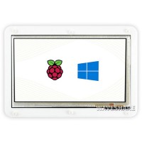 7inch Capacitive Touch Screen LCD (B) with Bicolor Case, 800×480, HDMI, Low Power