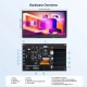 Elecrow 7inch IPS HD Touch Screen-D 1024*600 HD Monitor Compatible with Raspberry Pi/BB Black, Etc