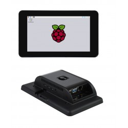7inch DSI LCD (C) with Case, IPS Screen Capacitive Touch Display, DSI Interface, 1024×600, 5-Point Touch