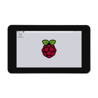 Waveshare 7inch Capacitive Touch IPS Display for Raspberry Pi, with Protection Case, 1024×600, DSI Interface [With White case]