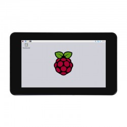 Waveshare 7inch Capacitive Touch IPS Display for Raspberry Pi, with Protection Case, 1024×600, DSI Interface [With White case]