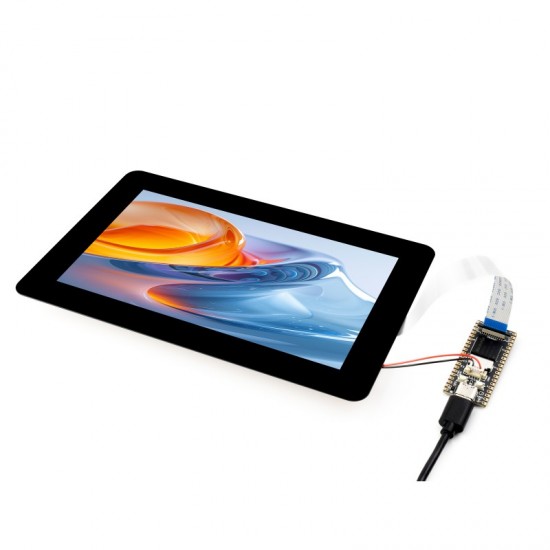 7inch DSI Capacitive Touch Display (H), 1280×720 Pixels, IPS Panel, Optical Bonding Toughened Glass Panel, 10-Point Touch, Anti-Fingerprint Process 7inch DSI Capacitive Touch Display (H), 1280×720 Pixels, IPS Panel, Optical Bonding Toughened Glass Panel, 10-Point Touch, Anti-Fingerprint Process