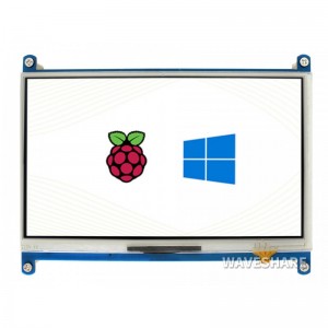 Waveshare 7inch Resistive Touch Screen LCD, 1024×600, HDMI, IPS, Various Systems Support