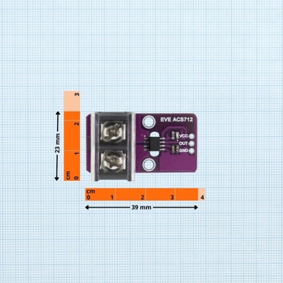 7Semi ACS712 20A Hall-Effect Current Sensor Breakout with Flap Cover Connector - ACS712ELCTR-20A-T (MPN:BO-10121) 7Semi ACS712 20A Hall-Effect Current Sensor Breakout with Flap Cover Connector - ACS712ELCTR-20A-T (MPN:BO-10121)