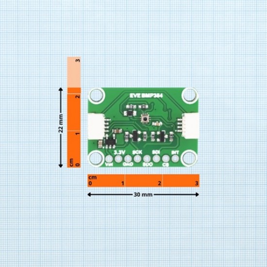 7Semi BMP384 Digital Pressure Sensor Breakout I2C/SPI STEMMA QT / Qwiic (MPN: ES-12131)