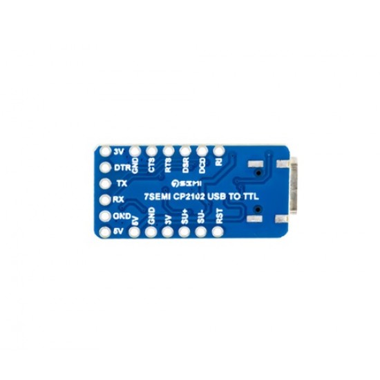 7Semi CP2102 USB-C UART Converter – 3.3V/5V TTL Serial Module (MPN: CM-11012) 7Semi CP2102 USB-C UART Converter – 3.3V/5V TTL Serial Module (MPN: CM-11012)