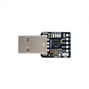 7Semi CP2105 USB to Dual UART Converter – USB Type-A, Dual Serial Interface (MPN:CM-11028)