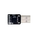 7Semi CP2105 USB to Dual UART Converter – USB Type-A, Dual Serial Interface (MPN:CM-11028)
