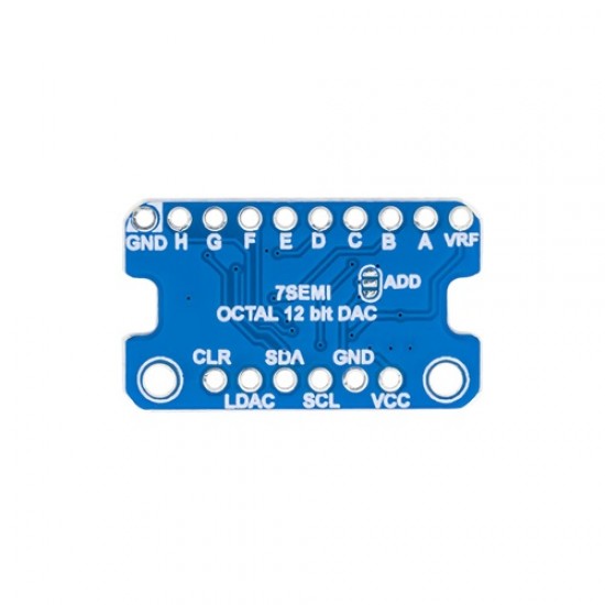 7Semi DAC7578 Breakout - 8 Channel 12bit I2C DAC (MPN: BO-10193) 7Semi DAC7578 Breakout - 8 Channel 12bit I2C DAC (MPN: BO-10193)