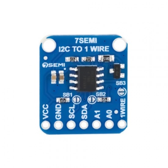 7Semi DS2482-100 I2C to 1-Wire Master Breakout (MPN:BO-10194) 7Semi DS2482-100 I2C to 1-Wire Master Breakout (MPN:BO-10194)