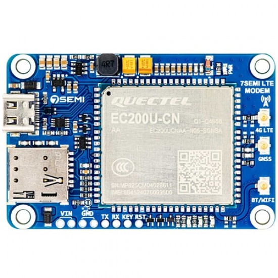 7Semi EC200U LTE 4G Cat-1 GNSS Mini Industrial Modem USB-C (MPN: CM-10132) 7Semi EC200U LTE 4G Cat-1 GNSS Mini Industrial Modem USB-C (MPN: CM-10132)