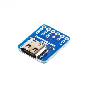 7Semi USB-C Female Breakout (MPN:CB-10112)