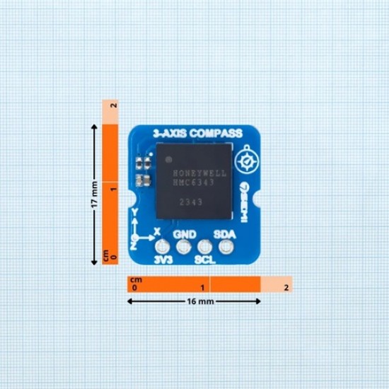 7Semi HMC6343 3-Axis Digital Compass Module with Tilt Compensation (MPN:ES-12262)