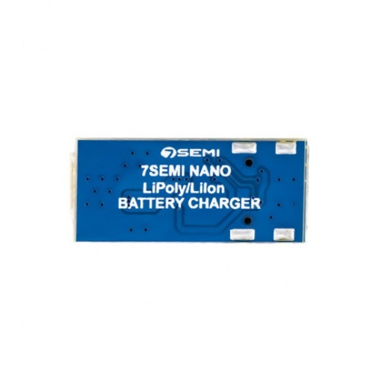 7Semi Single Cell Li-Ion/Li-Polymer Charger Nano Module 4.2V 100mA (MPN: BO-10142) 7Semi Single Cell Li-Ion/Li-Polymer Charger Nano Module 4.2V 100mA (MPN: BO-10142)