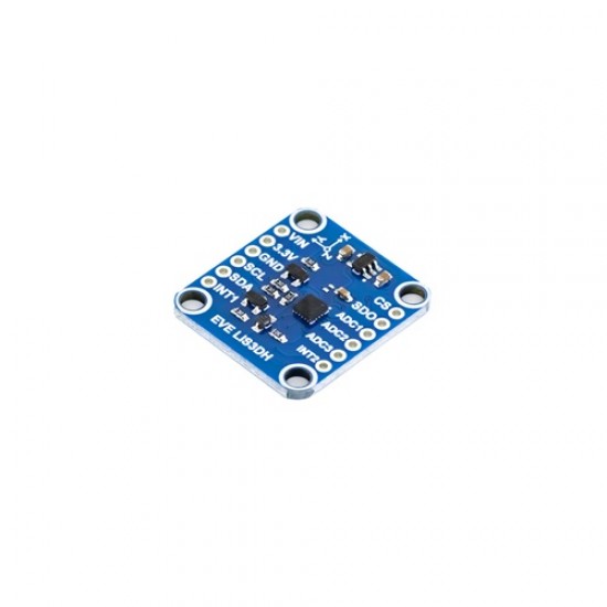 7Semi LIS3DH Triple Axis MEMS Accelerometer Breakout I2C/SPI (MPN: ES-12148) 7Semi LIS3DH Triple Axis MEMS Accelerometer Breakout I2C/SPI (MPN: ES-12148)