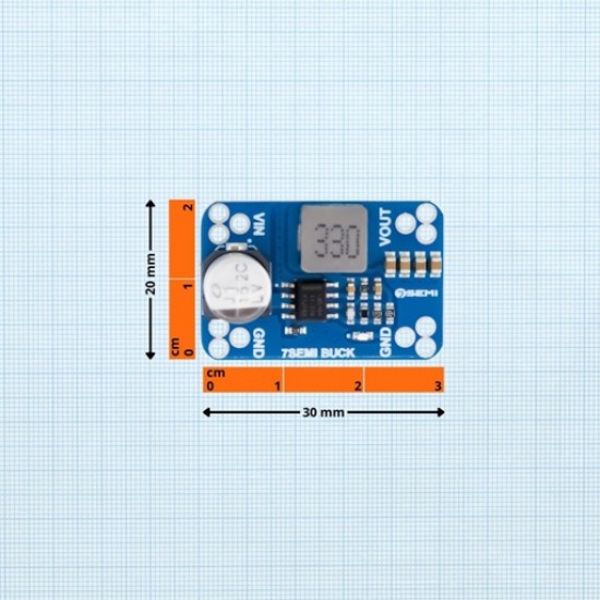 7Semi LM5164 DC-DC Buck Converter – 6V–100V Input, 5V 1A Output (MPN: BO-10187) 7Semi LM5164 DC-DC Buck Converter – 6V–100V Input, 5V 1A Output (MPN: BO-10187)