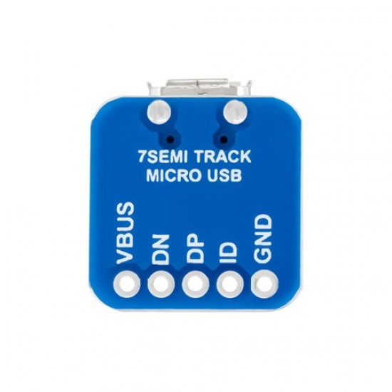 7Semi Micro-B USB Breakout Board Female USB Micro B PCB Board (MPN: CB-10114)