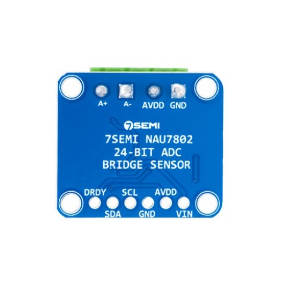 7Semi NAU7802 24-bit ADC Module – I2C Load Cell & Sensor Interface (MPN: BO-10169)