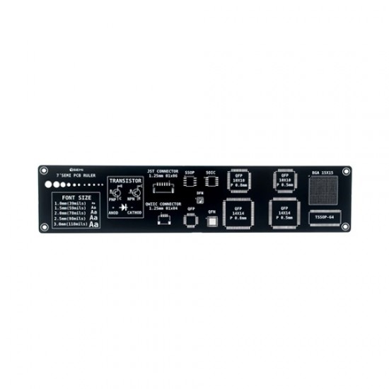 7Semi PCB Ruler – SMD Reference & Measurement Tool (MPN:TR-10129) 7Semi PCB Ruler – SMD Reference & Measurement Tool (MPN:TR-10129)