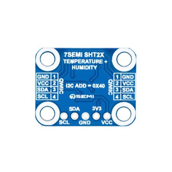 7Semi SHT20 Humidity and Temperature Sensor Breakout Qwiic (MPN: ES-12216)