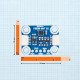 7Semi SHT25 Temperature and Humidity Sensor Breakout I2C (MPN:ES-12126)