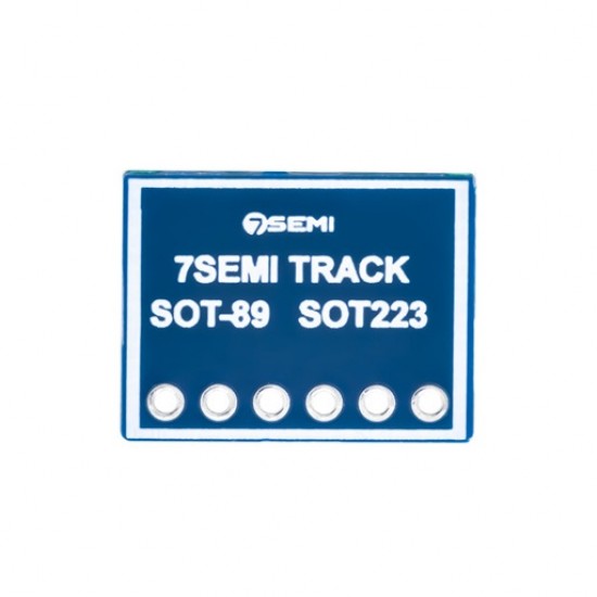 7 Semi SOT-89 SOT-223 SMD to DIP PCB Adapter Board (MPN: TR-10122) 7 Semi SOT-89 SOT-223 SMD to DIP PCB Adapter Board (MPN: TR-10122)