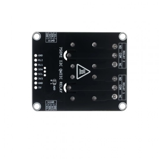 7Semi SPDT Relay module - Dual channel | I2C qwiic - 5V DC input ,load 230V AC 10A (MPN:BO-10228) 7Semi SPDT Relay module - Dual channel | I2C qwiic - 5V DC input ,load 230V AC 10A (MPN:BO-10228)