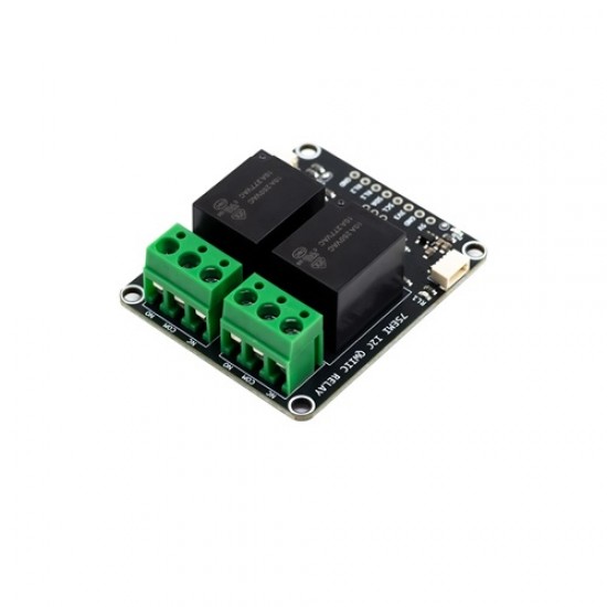 7Semi SPDT Relay module - Dual channel | I2C qwiic - 5V DC input ,load 230V AC 10A (MPN:BO-10228) 7Semi SPDT Relay module - Dual channel | I2C qwiic - 5V DC input ,load 230V AC 10A (MPN:BO-10228)