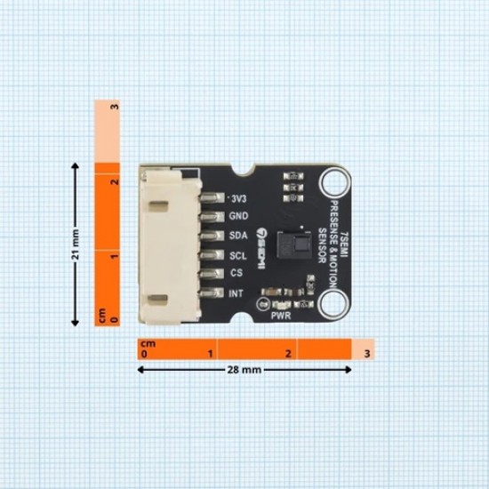 7Semi Human Presence and Motion Sensor FOV 80deg STHS34PF80 - 4 Meters (MPN:ES-12267) 7Semi Human Presence and Motion Sensor FOV 80deg STHS34PF80 - 4 Meters (MPN:ES-12267)
