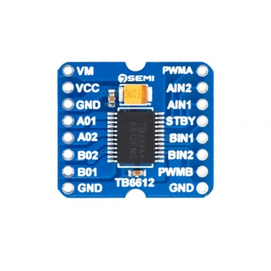 7Semi TB6612FNG Motor Driver Breakout (MPN: MD-10119) 7Semi TB6612FNG Motor Driver Breakout (MPN: MD-10119)