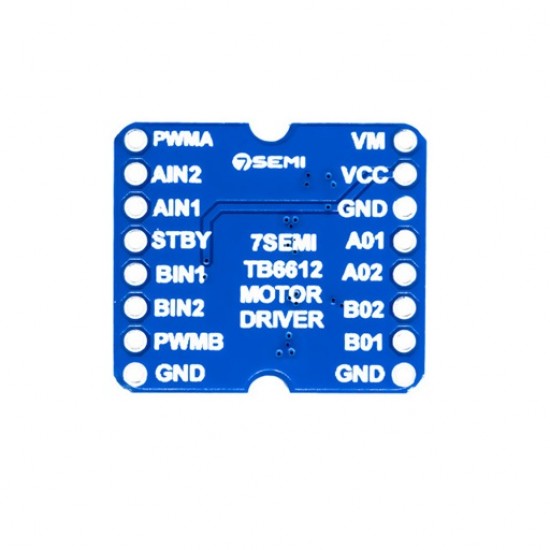 7Semi TB6612FNG Motor Driver Breakout (MPN: MD-10119) 7Semi TB6612FNG Motor Driver Breakout (MPN: MD-10119)