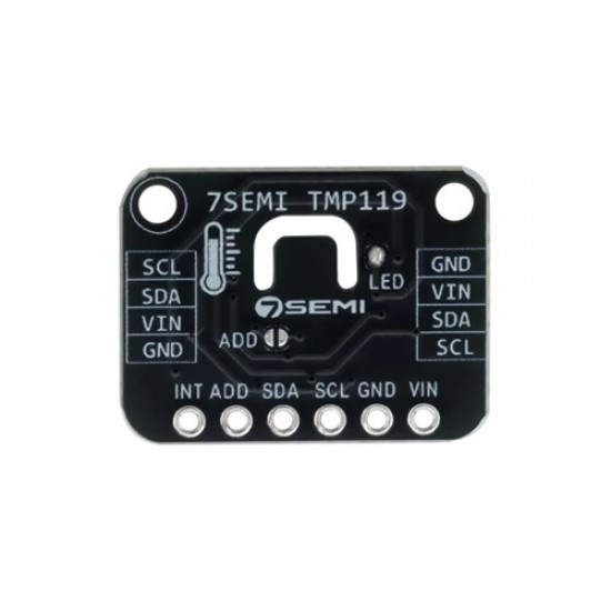 7Semi TMP119 High-Accuracy Digital Temperature Sensor Module (I2C Qwiic) (MPN:ES-12285) 7Semi TMP119 High-Accuracy Digital Temperature Sensor Module (I2C Qwiic) (MPN:ES-12285)
