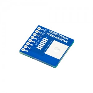 7Semi TO-263-8 D2Pak Breakout Adapter PCB (MPN: TR-10114) 7Semi TO-263-8 D2Pak Breakout Adapter PCB (MPN: TR-10114)