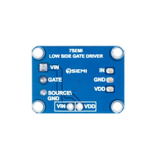 7Semi UCC27516 Gate Driver Breakout Board (4A Peak-Source/Peak-Sink) (MPN: BO-10166)