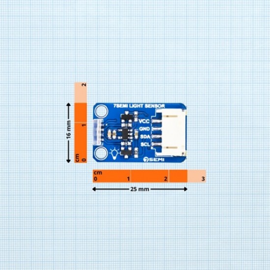 7Semi Ambient Light Sensor I2C Breakout - VEML7700 (MPN: ES-12247) 7Semi Ambient Light Sensor I2C Breakout - VEML7700 (MPN: ES-12247)
