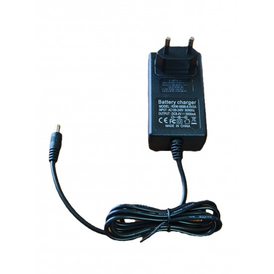 8.4V 2A DC Battery Charging Adapter - 3.5x1.1mm DC Jack Output - 1 Meter Cable Length