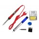 80W 220V Digital Temperature Control Soldering Iron Kit - Ceramic Heating - Digital LCD Screen - Adjustable 180~500℃