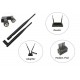 OmniLink 868MHz 5dBi Rubber Duck Antenna with 5m RG174 Bare Copper Cable & SMA Male Straight Connector
